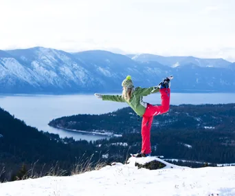 Winter exercise, health and wellbeing news includes yoga in the snow 'Snow-ga' and more knowledge about bad fats. 