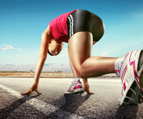 Woman running
