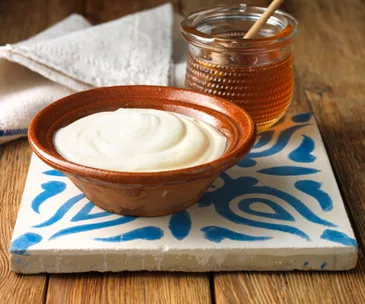 Probiotic-filled yoghurt is good for the body.