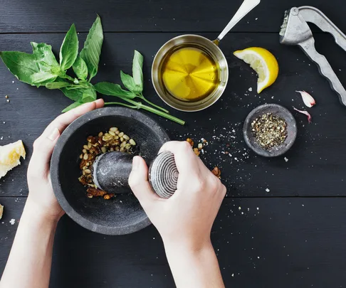 Cooking with Salt.