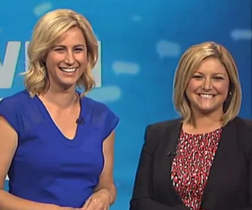 Seven Sharp presenters Toni Street and Pippa Wetzell