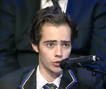 Head boy battling cancer gives moving final speech