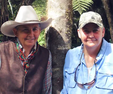 Topp Twins Lynda and Jools Topp