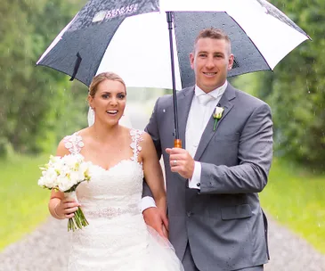All Black Luke Romano’s romantic wedding