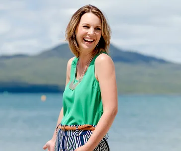 Carly Flynn returns to her Rarotongan childhood home
