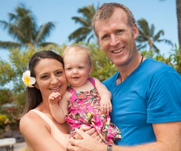 The Drysdales’ holiday in paradise