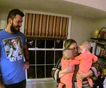 Grandma meets NZ grandchildren for the first time in surprise visit
