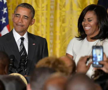 President Obama has audience in stitches with Black History Month joke