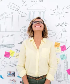 woman at work