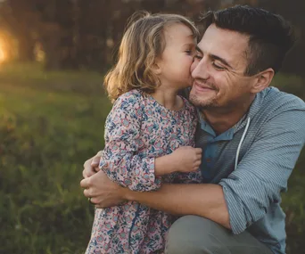 dad and daughter