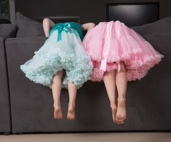 children in tutus