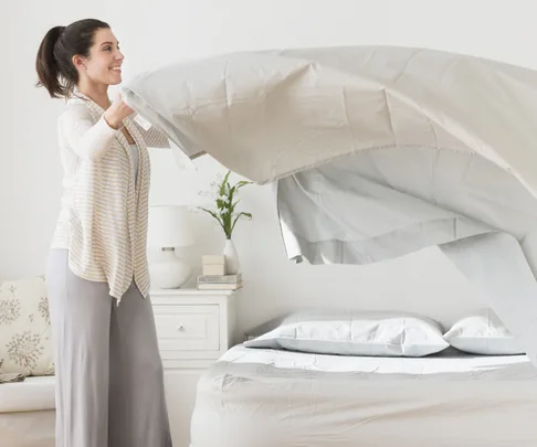 Changing the duvet