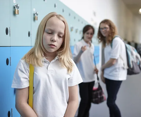 Young girl being bullied