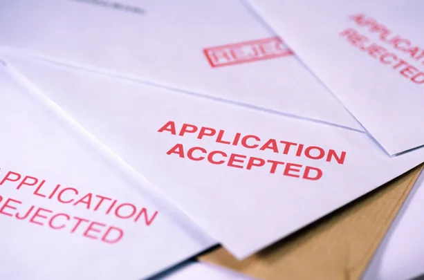 The girl is over the moon with her acceptance