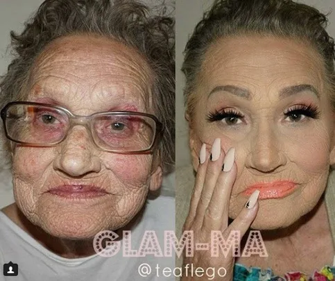 Glam grandma