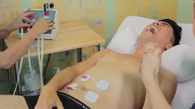Men experience the pain of childbirth