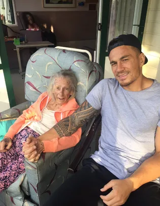 Sonny Bill Williams and nana