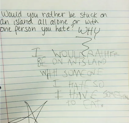 Funny kid answers