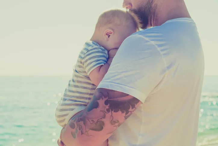 Breastfeeding dad