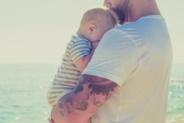 Breastfeeding dad