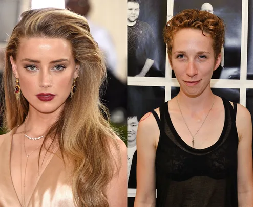 Amber Heard and Tillett Wright