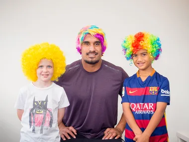 All Black wigs out for child cancer