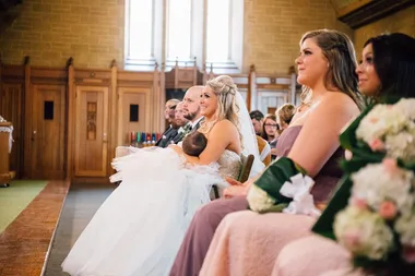 Breastfeeding bride
