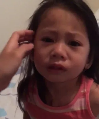 Little girl doesn't understand periods