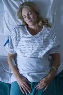 Woman in a coma