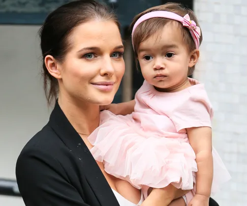Helen Flanagan and daughter Matilda Sinclair