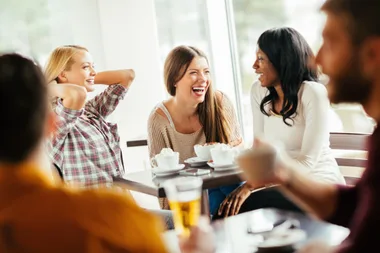 women socialising