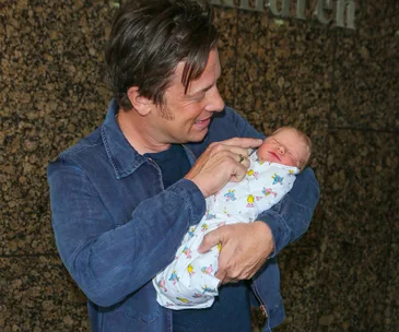 Jamie Oliver just shared another sweet snap of his new born baby