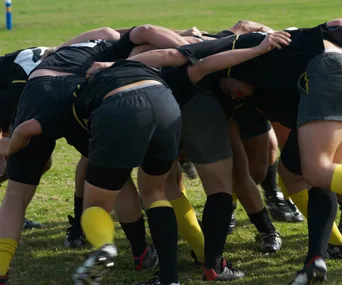 Rugby scrum