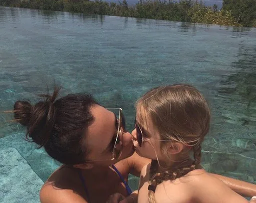 Victoria Beckham and Harper