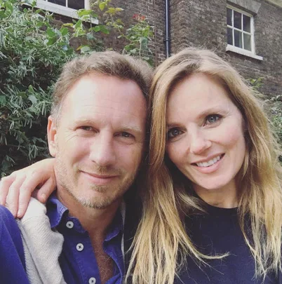 Geri Halliwell and Christian Horner