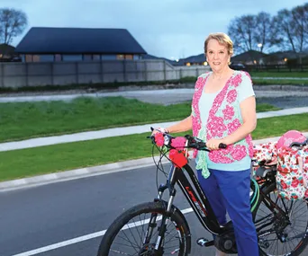 One woman’s quirky campaign for bike safety
