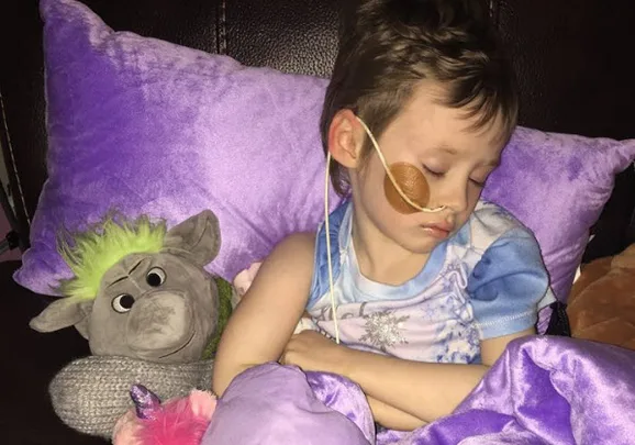 child with neuroblastoma