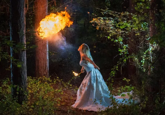 Firebreathing bride