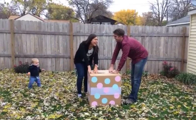 Gender baby reveal goes wrong