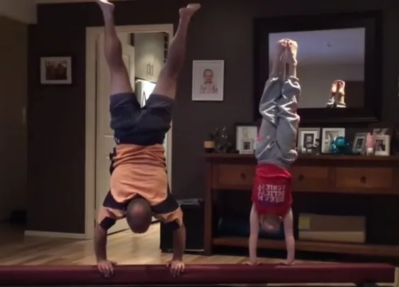 Gymnastic routine