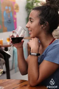 Woman drinking