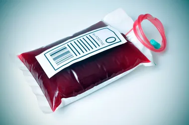 Teenage blood transfusion