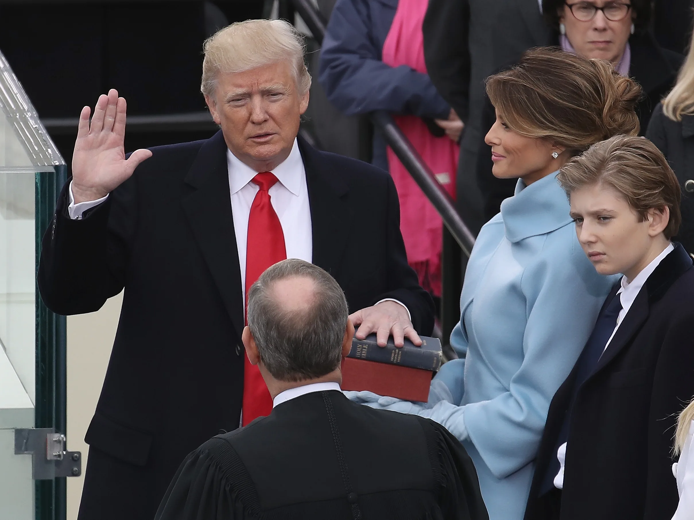 Donald Trump sworn in as 45th President of the United States