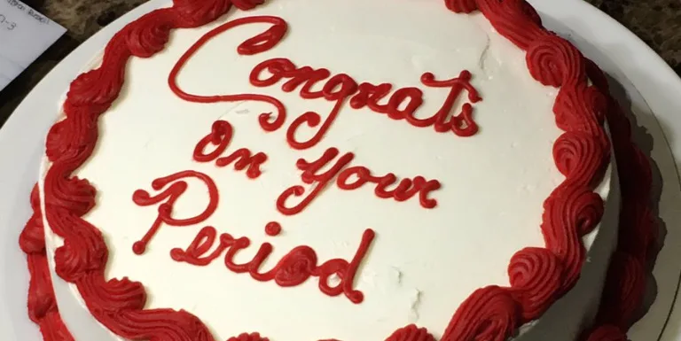 Congrats you have your period