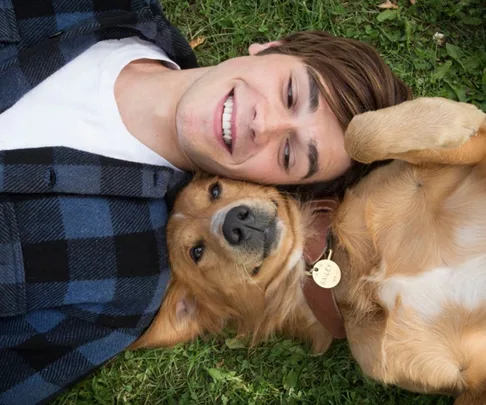 KJ Apa stars in A Dog's Purpose