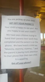 Note to parents