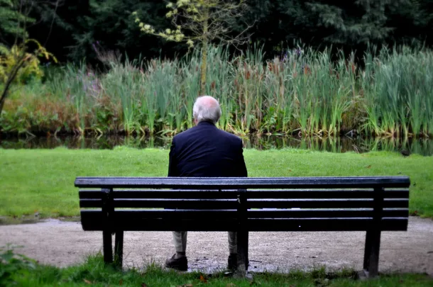 old man lonely