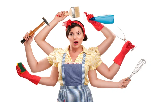 mum's hilarious household chores