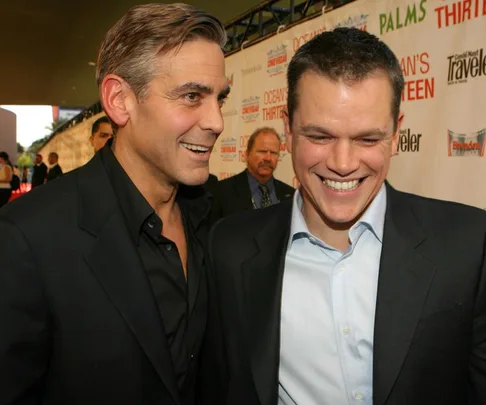 George Clooney and Matt Damon
