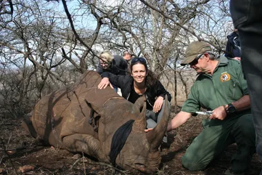 Rhino conservationist